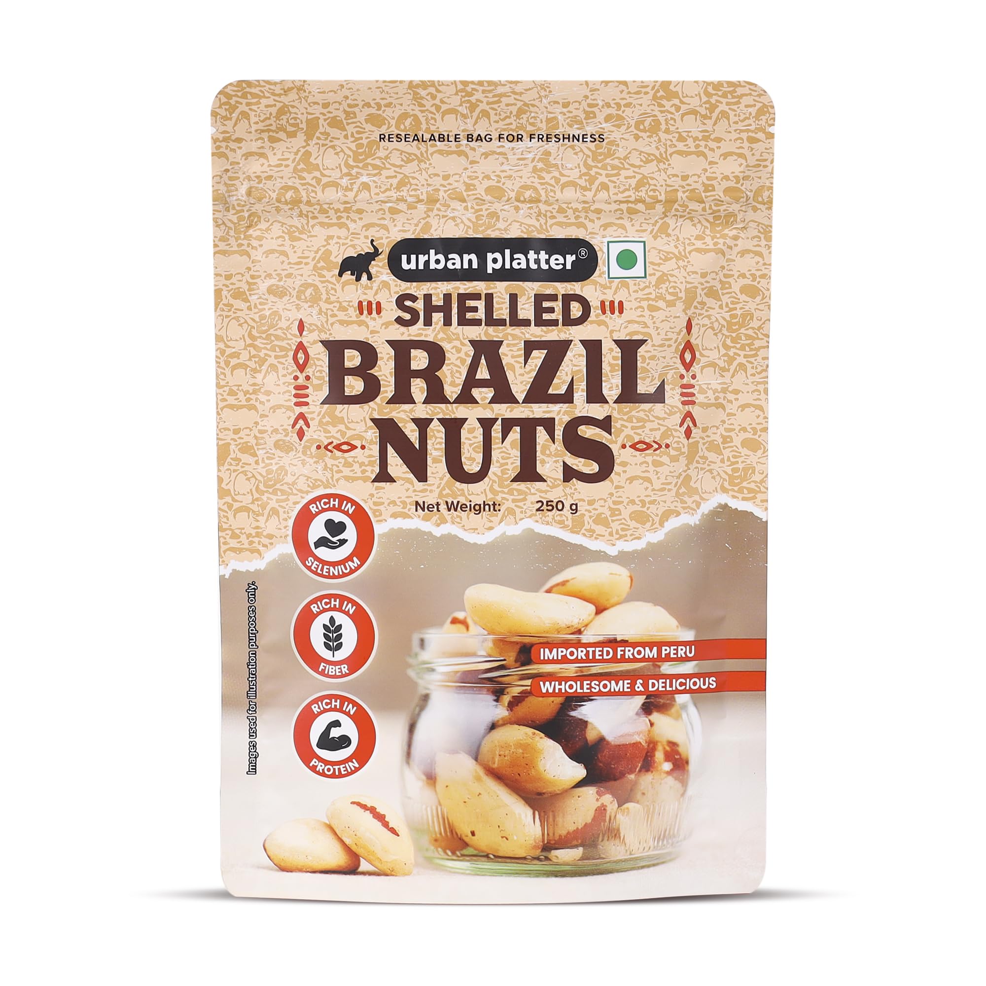 Amazon.com: Urban Platter Shelled Brazil Nuts | Imported From Peru